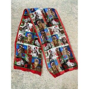 Cute Christmas Scarf with Cats in Christmas Sweaters 59x12 Colorful